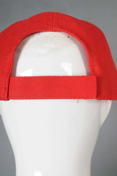 SKBC021 M02 samples made baseball cap twill thickened 5 pieces hat buckle net color baseball cap manufacturer back view